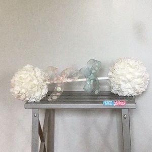 Handcrafted hydrangea rattle🧸